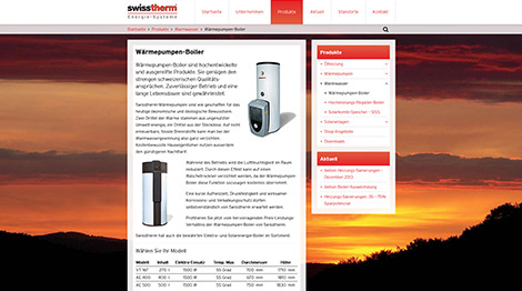 blog swisstherm ag webseite