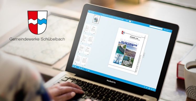 Innovatives Lese-Erlebnis für die Gemeindewerke Schübelbach & Volkshaus Zürich
