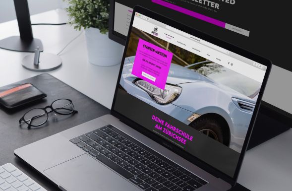 Fahrschulwebseite für DRIVING UNLIMITED