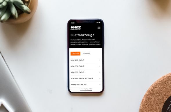 Faszination Motorsport - Neue Webseite für KMS Racing